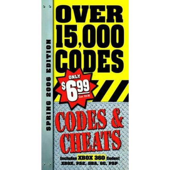 Pre-Owned Codes & Cheats Spring 2006 Edition: Over 15,000 Secret Codes (Prima Official Game Guide) (Paperback) 0761553347 9780761553342