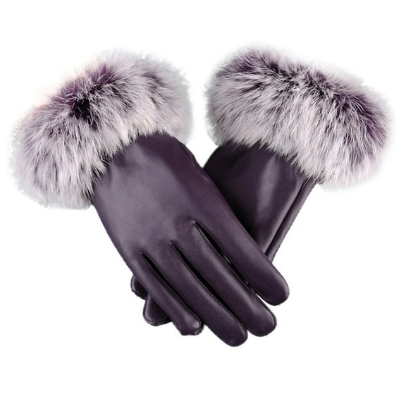 Beppter Women Gloves Autumn Winter Warm Rabbit gloves Mittens Gloves Mittens Combo with Pocket Gloves Mittens Men Winter Warm Gloves Mittens