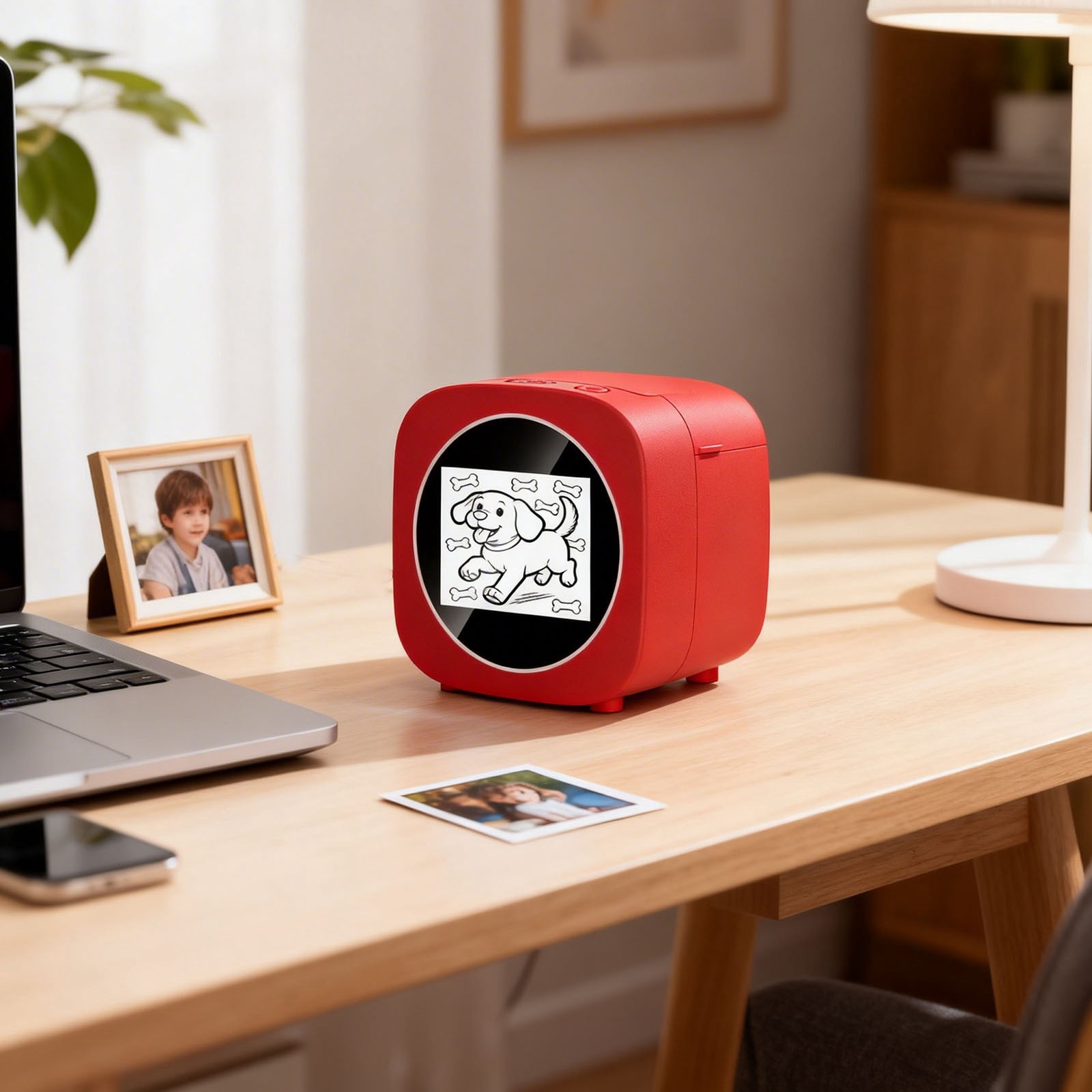 Portable Mini Thermal Printer, AI Voice Pocket Printer, Wireless Bluetooth Photo Printer, Instant Text/Label Printer, for Home Office DIY Craft Projects