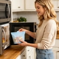 thumbnail image 3 of Ainf Food Storage Silicone Food Storage Suitable For Use In The Microwave And Freezer Reusable Design Convenient For Use, 3 of 5