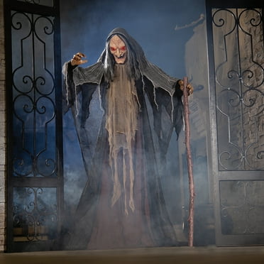 Fun Express 5-Foot Animated Standing Witch Halloween Decoration