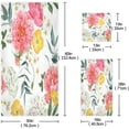 thumbnail image 3 of Dreamtimes Colorful Flowers Towel Set of 3, Ultra Soft and Absorbent Bath Towels for Bathroom Sports Gym Swim Spa Beach (1 Bath Towel, 1 Hand Towel & 1 Washcloth), 3 of 7