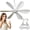 B-Kit, variant on 2026 Collapsible Ceiling Fan, Portable Usb Ceiling Fans Hanging, 6 Blades Lightweight and Quiet USB Mini CeilingFan, 4 Speeds Remote Speed Control for Camping (A-Kit)