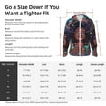 thumbnail image 6 of Goofa Cosmic Garden Woman Portrait Printed Women's UPF 50+ Sun Protection Hoodie Jacket Lightweight Long Sleeve Sun Shirt for Women with Pocket Hiking Outdoor-3X-Large, 6 of 9