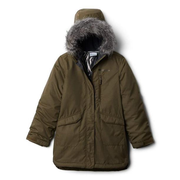 Columbia Girls Big Suttle Mountain Long Insulated Jacket Olive Green X Large Walmart