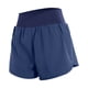 thumbnail image 5 of Pantalones cortos deportivos de entrenamiento para mujer - Cintura alta, doble capa con braguita interior, abertura lateral, bolsillos con cremallera, nailon y spandex, tallas S-XXL, 5 of 8