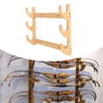 thumbnail image 6 of Wall Mounted Display Rack Bow Holder Wooden Space Saving Design for Home Office Retail Store Use, 6 of 8