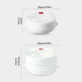 thumbnail image 2 of Microwave Oven Steamer with Lid and Tray, Layered Water Storage Design, Multifunctional Microwave Heating and Thermal Insulation Steamer Utensils for Vegetable, Cooking Dumplings, 2 of 8
