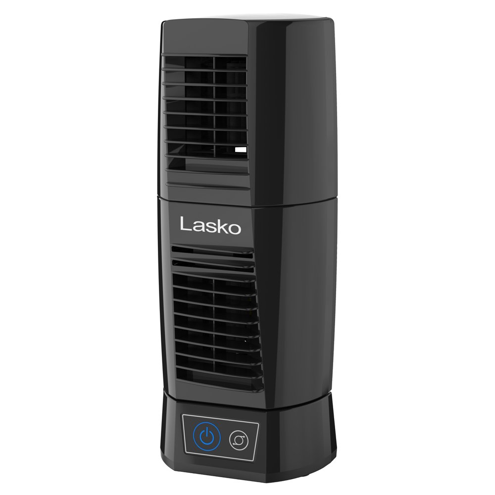 Lasko 12" Desktop Wind Tower Oscillating MultiDirectional Table Fan