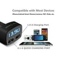 thumbnail image 6 of 4-in-1 Dual USB Car Charger Adapter, 3.1A Cigarette Lighter Voltage Volt Meter Monitor, Over Current Protection and Blue LED Display Voltage Amps & Temperature (Degrees Celsius), 6 of 8