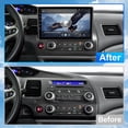 thumbnail image 3 of Android 12 Car radio for Honda Civic 2006-2011 Multimedia Stereo Wireless Autoradio Carplay Navigation GPS WIFI Mirror link Camera FM BT, 3 of 11