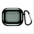 thumbnail image 3 of for AirPods 3rd Gen Case with Keychain, Plating TPU Stylish Portable Durable Lightweight Holder Water/Scratch Resistant Soft Protective Cover for Apple AirPods 3rd Generation 2021, Green, 3 of 4