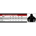 thumbnail image 3 of Hot Leathers GMZ4356 Men’s ‘Sweet Demise’ Black Hoodie with Zipper Closure 3X-Large, 3 of 5