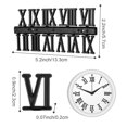 thumbnail image 2 of Billuyoard 6 Pieces Plastic Roman Arabic Clock Accessories Parts Repairing Office Number Indoor Watch Portable DIY Replacement Kit Decoración del hogar Billuyoard BFH000190-00, 2 of 6