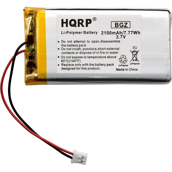 HQRP Battery for Uniden Guardian UDR744 UDR744HD UDR777HD UDR780HD 634169 Monitor 3.7v 2.1Ah 2100mAh