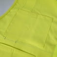 thumbnail image 5 of Premium Solid ANSI Class 2 NFPA 70E ASTM1506 CAT 2 ARC rating 8.9 Cal/cm² Neon Safety Green FR Safety Vest with Pockets Size L, 5 of 5