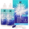 Aqua Naina (2 Pack) 12 Fl Oz - Contact Lens Solution Bulk