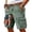 Army Green, variant on Vintage Washed Cargo Shorts with America 250 Years Graphic and Utility Pockets Featuring Loose Fit Design for Summer Fishing Hiking Travel Vacation Weekend Getaways Black XXL