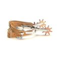 thumbnail image 2 of MF Kid's Brown Leather  Buckle Spur Set 50200, 2 of 3