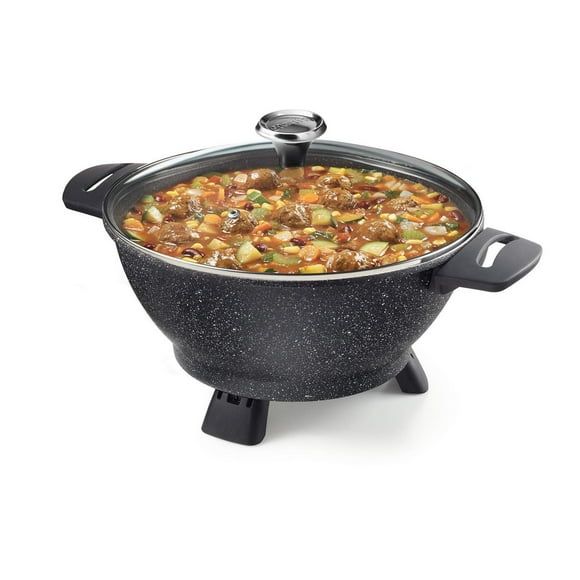 Starfrit The Rock 4.8 quart Electric Multi-Use Pot, Black
