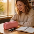 thumbnail image 5 of Hyknon Silicone Pencil Case Small Aesthetic Pencil Pouch with Zipper Waterproof Stationery Pen Bag for Makeup Classroom College Office, 5 of 6