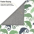 thumbnail image 4 of Dish Drying Mat, Minimalist Funny Chameleon Green Highly Absorbent Drying Matt Kitchen Counter, Dish Mat Drying Pad Dishes Drainer Mats for Kitchen Counter or Sink, 16 x 18 inch, 4 of 6