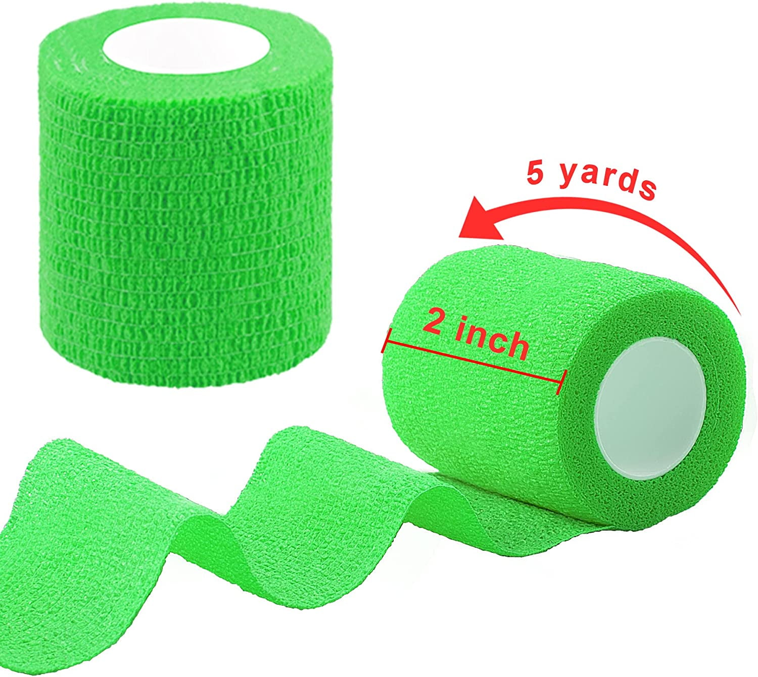 40 Rolls Self Adherent Wrap 2 Inch Self Adhesive Bandages Wrap Tape Stretch Bandage Self Stick Bandage Wraps for Wrist Ankle Swelling Sprains(20 Colors)