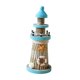 thumbnail image 1 of Faro de madera decorativo, figura de faro, diseño vintage, 19 cm Boya salvavidas, 1 of 9