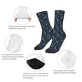 thumbnail image 3 of Fuzoiu Romantic Eiffel Tower Print Kids Socks For Boys Girls,Grip Crew Socks with Non Slip,Lightweight Stretch Crew Socks,Toddlers Crew Boot Socks, 3 of 5