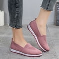 thumbnail image 2 of NOKIO Orthopedic Walking Shoes for Women, Women's Woven Breathable Soft Sole Shoes, Slip-On Light Air Cushion Mesh Up Stretch Platform Orthopedic Sneakers for Arch Support, 2 of 5
