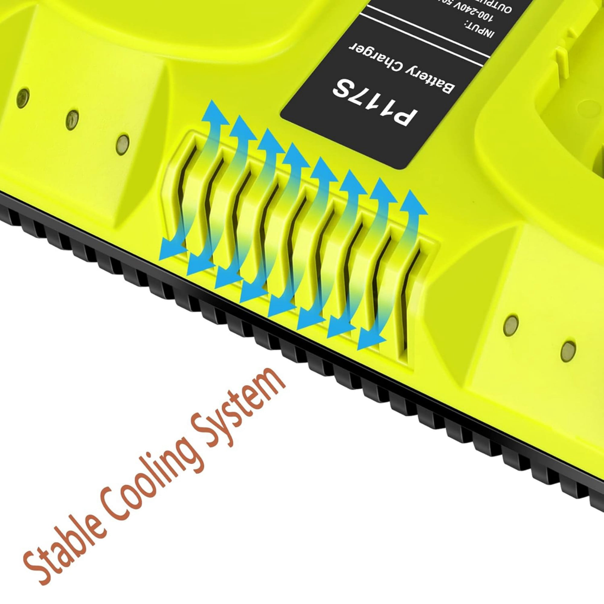 18V Fast Dual Charger for Ryobi 18V ONE+ Lithium Battery P102 P190 P107 P108