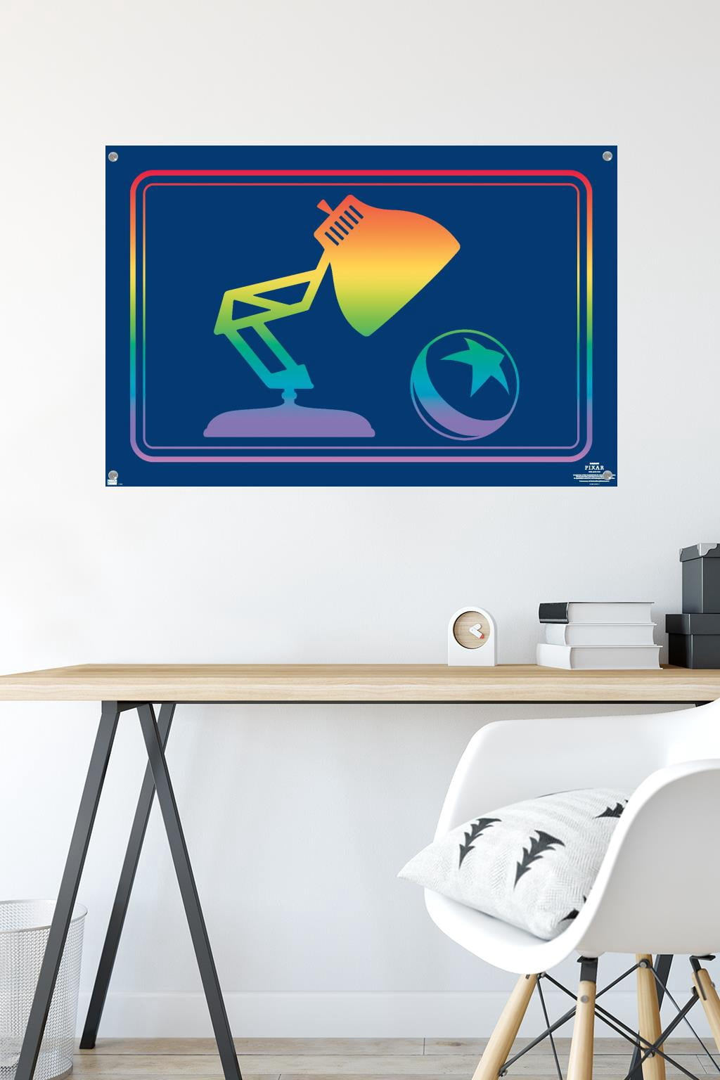 Disney Pixar - Lamp Pride Wall Poster with Pushpins, 22.375" x 34"