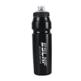thumbnail image 3 of Botella de agua deportiva portátil de 1 L de capacidad para ciclismo, entrenamiento y deportes al aire libre Negro, 3 of 8