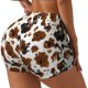 thumbnail image 1 of Fotbe Cow Tie Dye Shorts Sin Costuras – Shorts Deportivos de Cintura Alta para Mujer, Elásticos para Gimnasio, Yoga, Running o Ciclismo-Medium, 1 of 8