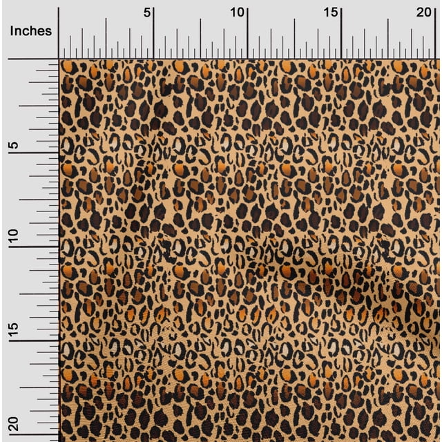 oneOone Polyester Spandex Light Peach Fabric Animal Skin Sewing Craft Projects Fabric Prints By Yard 56 Inch Wide-L23