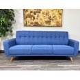 thumbnail image 1 of ViscoLogic MOCA Contemporary New Mid-Century Tufted Style Fabric Upholstered Modern Living Room Sofa, 1 of 4