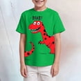thumbnail image 2 of TOWED22 Boys T Shirts, Toddler Boys Graphic Tees, Boy Short Sleeve Tee Shirts Tops for 3-8 Years Kids(Green,5-6 Y), 2 of 5