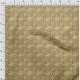 thumbnail image 3 of oneOone Viscose Jersey Dark Beige Fabric Leaves & Floral Artistic Craft Projects Decor Fabric Printed By The Yard 60 Inch Wide, 3 of 5