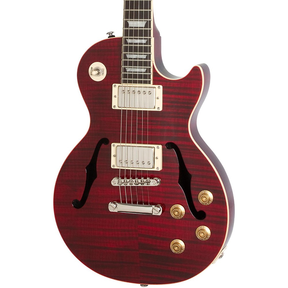 Epiphone Les Paul Standard Florentine PRO Hollowbody Electric Guitar Level 2 Wine Red Epiphone Les Paul Standard Florentine PRO Hollowbody Electric Guitar Level 2 Wine Red