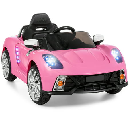 Best Choice Products Kids 12V Electric RC Ride On w/ 2 Speeds, LED Lights, MP3, AUX, (Best Suit Sales Of The Year)
