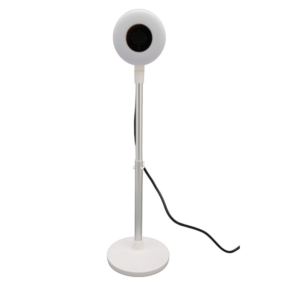 HD Fill Light Webcam, 1080P Fill Light Webcam Soft Light 3 Level Adjustable Fill Light AF Touch Fast For Webcast C500 White Autofocus