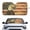Bald Eagle Patriotic, variant on HUIACONG Colorful Retro Floral Pattern Custom Windshield Sunscreen Easy Storage for Automotive Universal Car, Sun Visor Reusable Foldable Sunshade Car Windshield Sun Shade UV Reflector