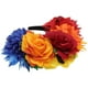 thumbnail image 2 of Corona de flores, corona floral, simulación de rosas, diadema para el cabello para niñas, 2 of 7