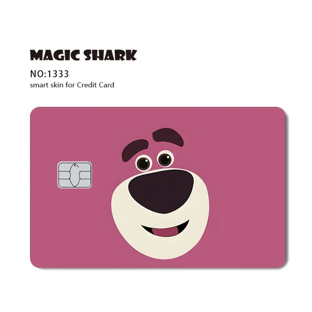 Magic Shark Fashion Stitch Princess Mickey Minne Monster Matte Skin Cover Sticker Skin for Debit Credit Bank Card