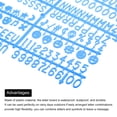 thumbnail image 5 of Felt Board Letters, 510 Characters Blue 3/4" Letters Numbers Symbols Changeable Plastic Message Boards 3Pcs, 5 of 6
