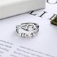 thumbnail image 5 of Qarigey Anillo de ansiedad para aliviar el desgaste ajustable, anillos abiertos, accesorios giratorios en con personalidad, Ropa, zapatos y accesorios Miscelánea, 5 of 6