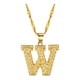 thumbnail image 2 of Collar para mujer, joyería para mujer, joyería de moda para mujer, regalo para mujer, 26 letras en inglés, cadena con nombre, collares colgantes, joyería para mujer, 2 of 4