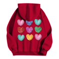 thumbnail image 4 of WILLBEST Sudadera con Capucha para Mujer, Estilo Casual, Ideal para El Día de San Valentín Sudadera Estampada con Capucha, Estilo Holgado XX-Grande, 4 of 4
