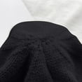 thumbnail image 3 of UTSJKR Women's Fleece Lined Drawstring Beanie, Warm Adjustable Ribbed Knit Cap Cold Weather Outdoor Sport Black, 3 of 4