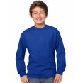 thumbnail image 1 of Hanes TAGLESS Youth Long-Sleeve T-Shirt, L, Deep Royal, 1 of 1